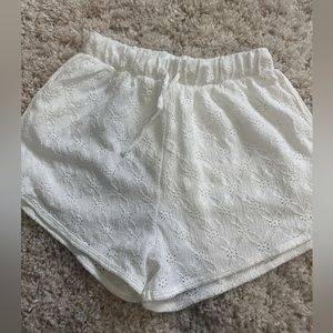 Zara linen design shorts